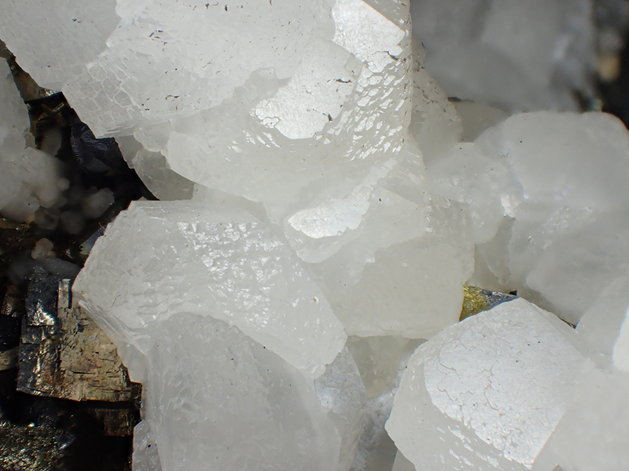 Calcite & Arsenopyrite