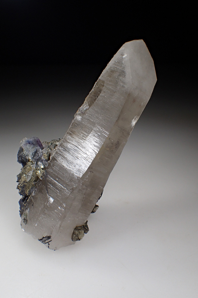 Quartz Cosalite Pyrite & Fluorite