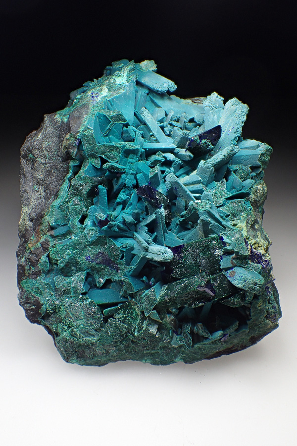 Rosasite & Azurite & Malachite