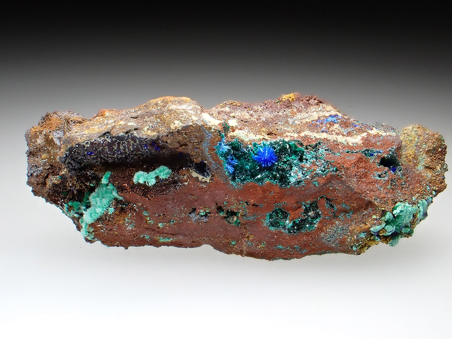 Azurite & Olivenite & Agardite