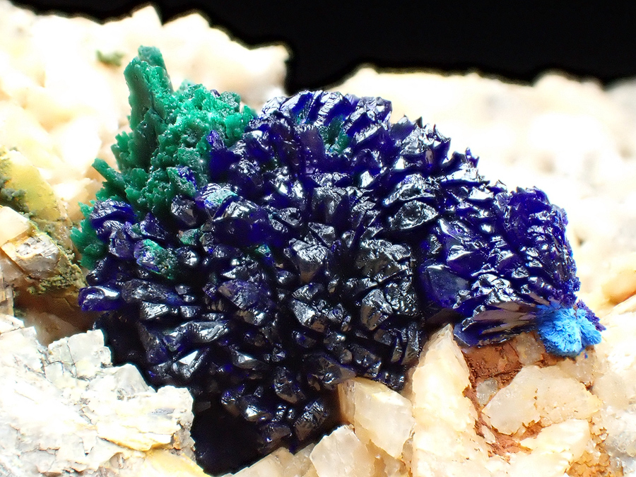 Azurite & Malachite & Dolomite