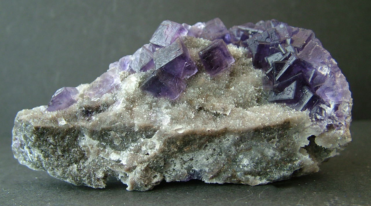 Fluorite With Quartz