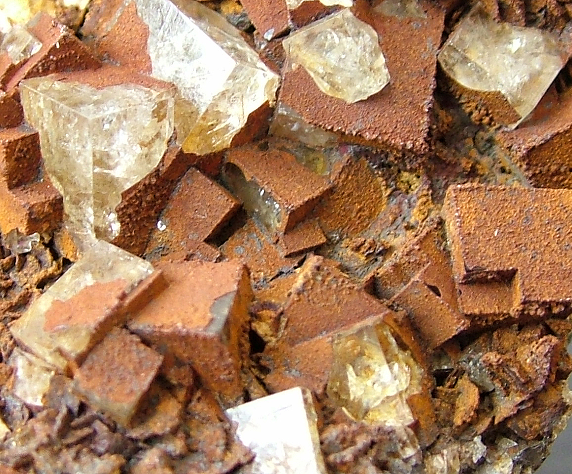 Fluorite With Limonite