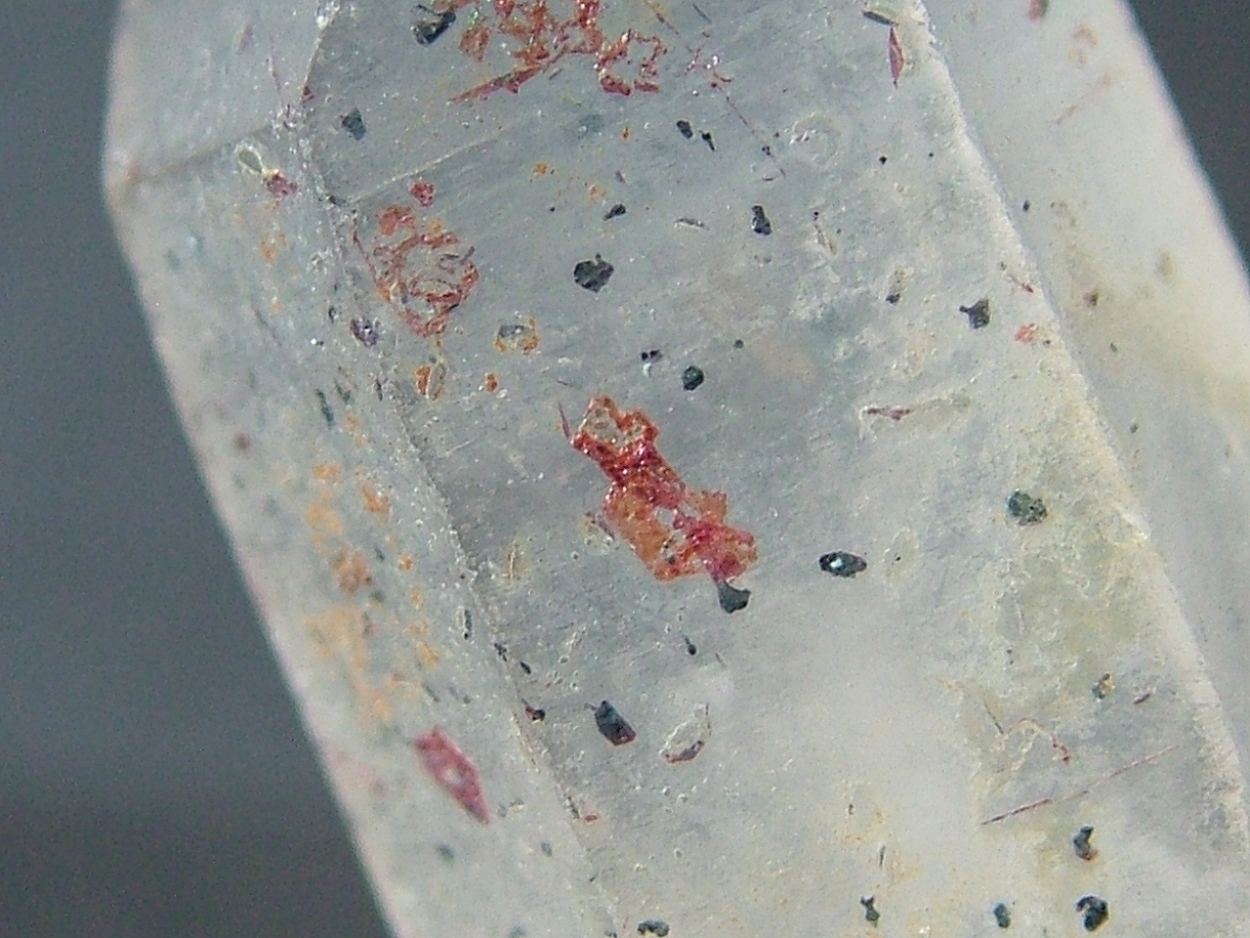 Quartz With Lepidocrocite Inclusions