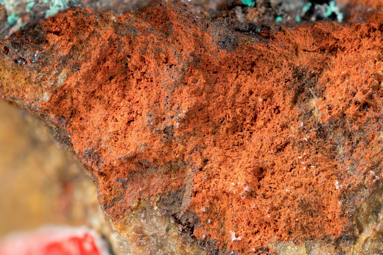 Coccinite Azurite & Cinnabar