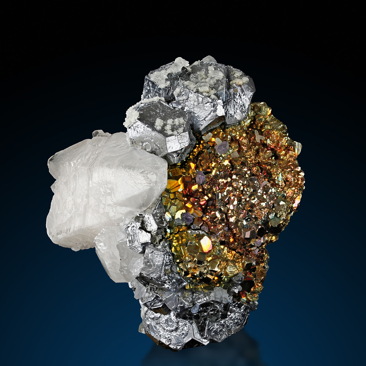 Galena Chalcopyrite & Calcite