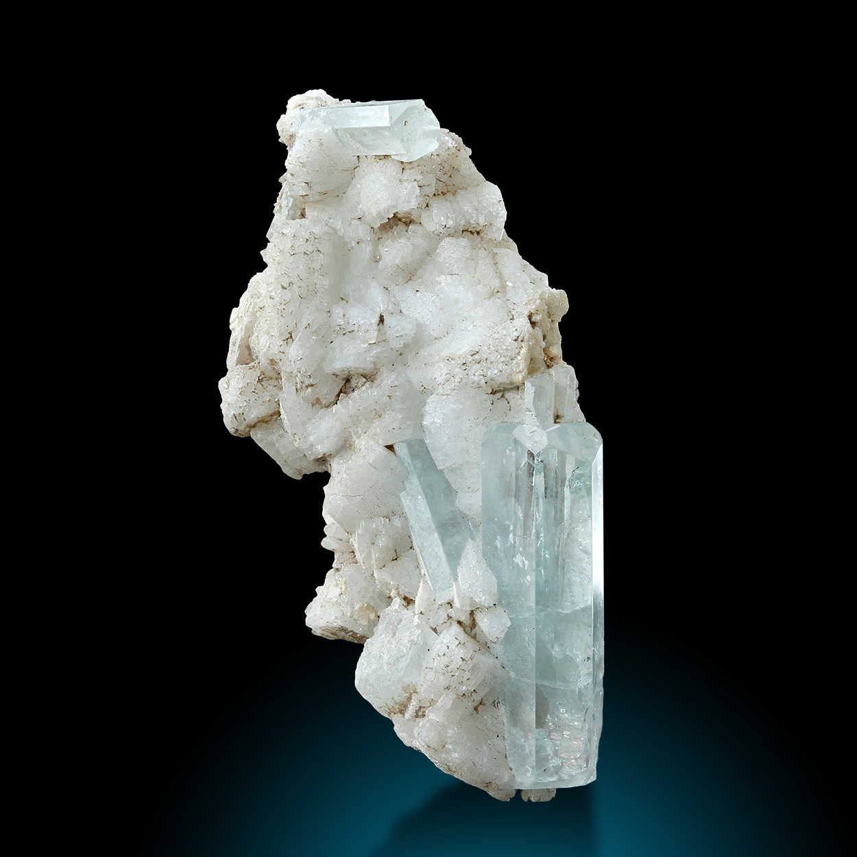 Aquamarine & Albite