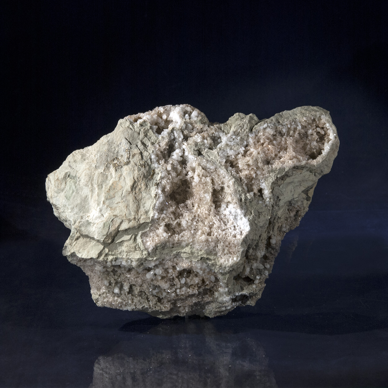 Celestine Calcite & Pyrite