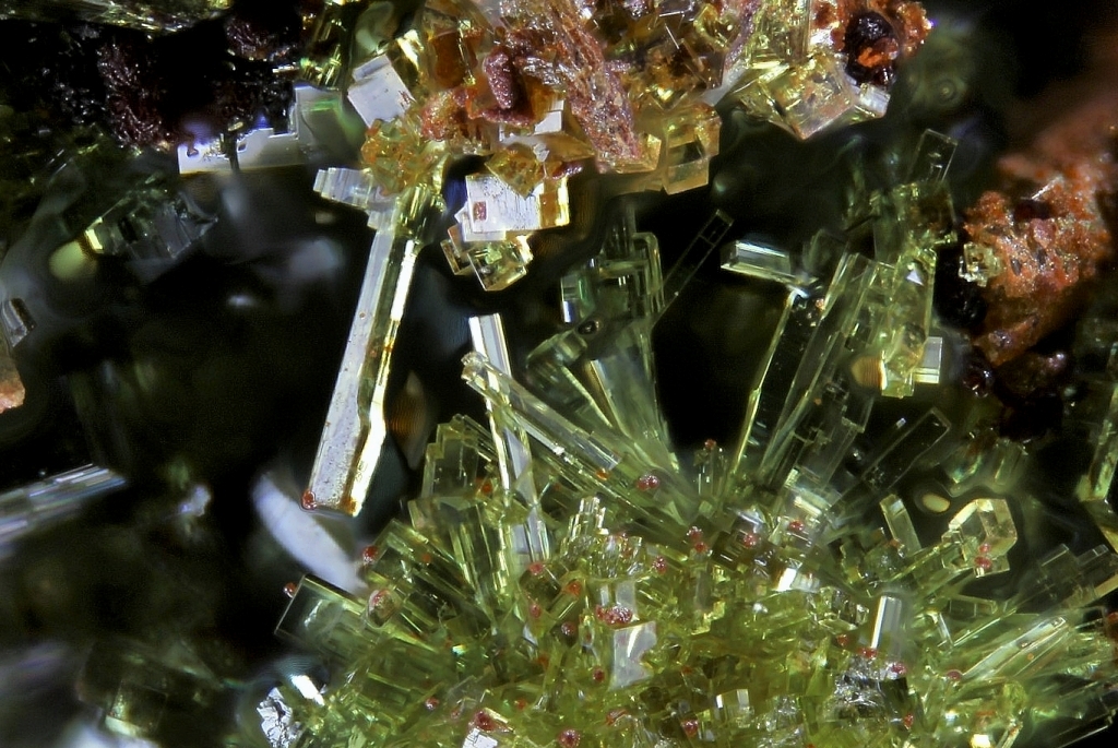 Pharmacosiderite & Arseniosiderite