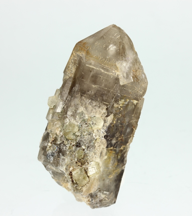 Phenakite On Quartz