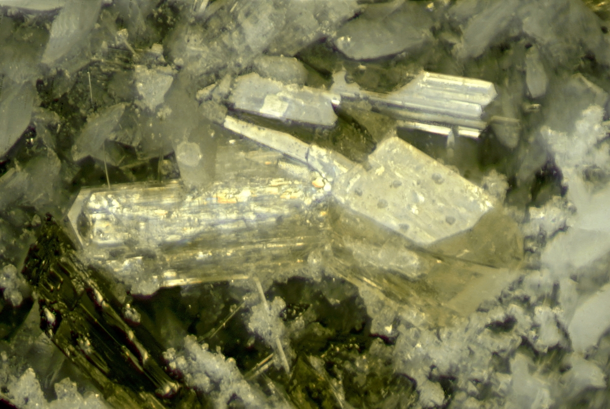 Narsarsukite & Leucosphenite With Richterite Amphibole