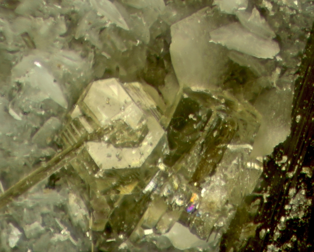 Narsarsukite & Leucosphenite With Richterite Amphibole