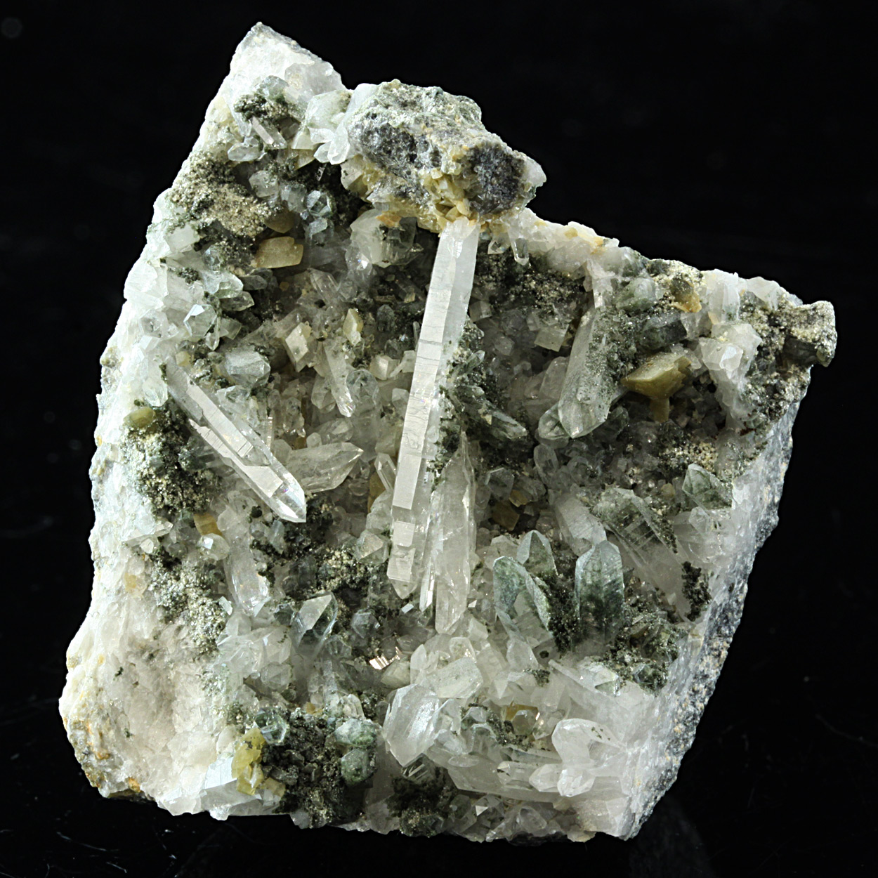 Quartz Siderite & Clinochlore