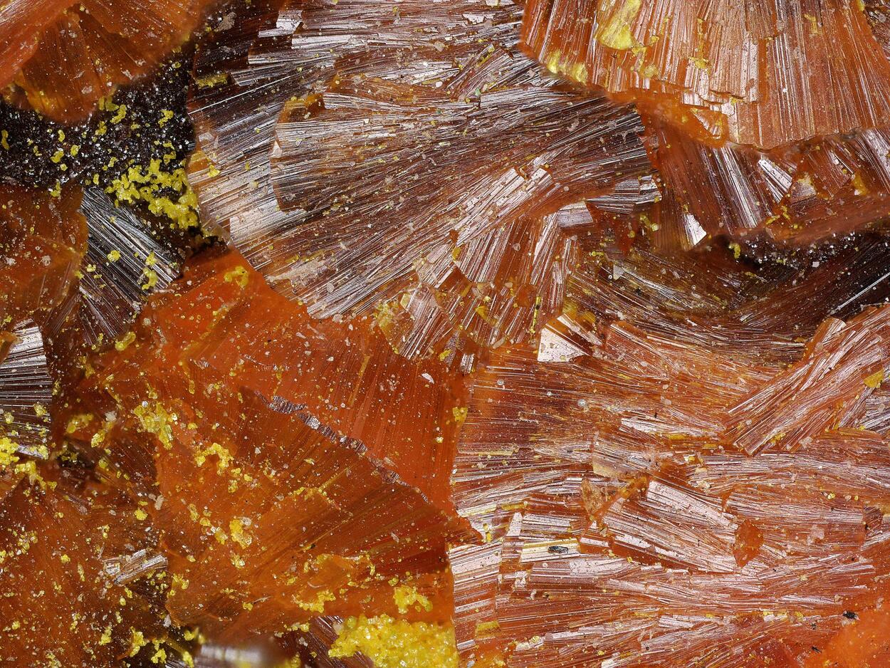 Chervetite With Francevillite & Vanuralite & Mounanaite