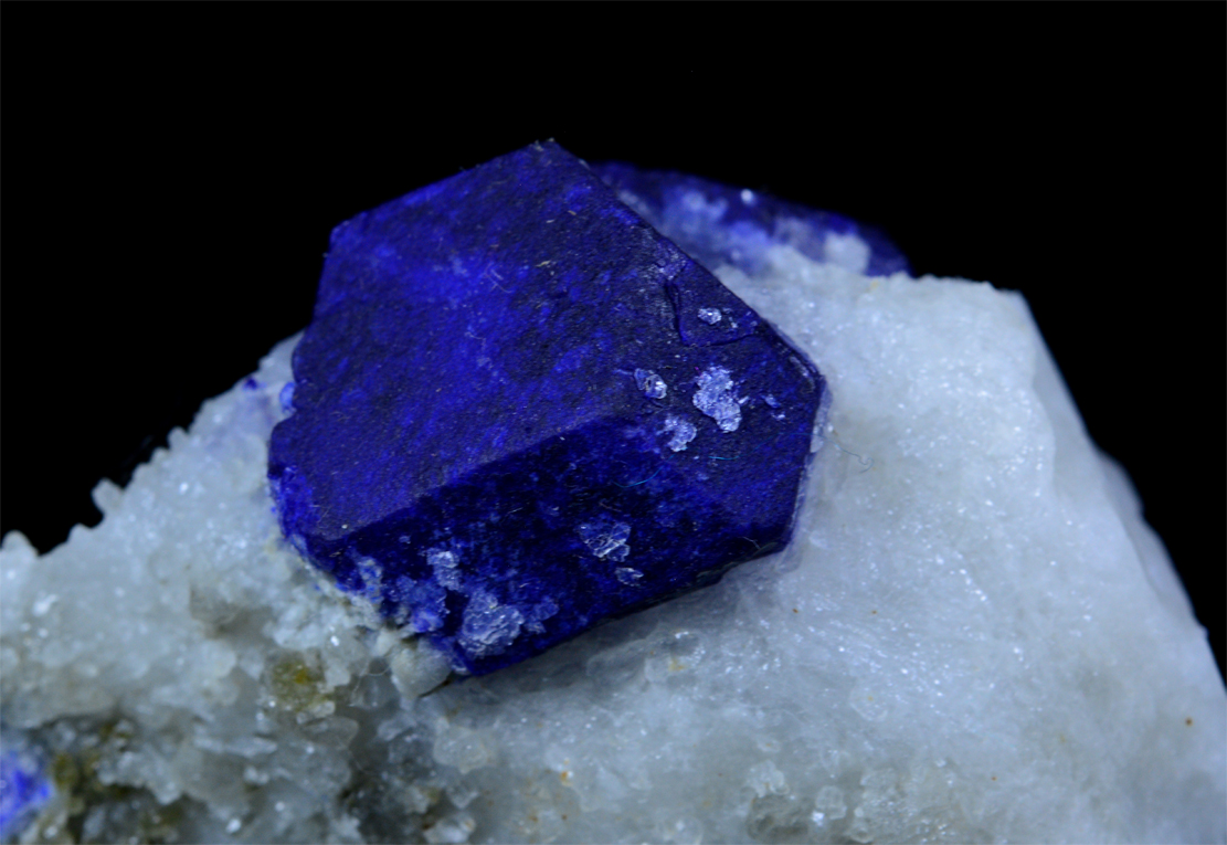 Lazurite With Calcite & Pyrite
