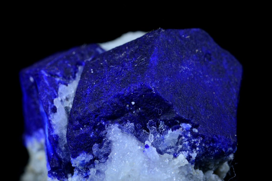 Lazurite With Calcite & Pyrite