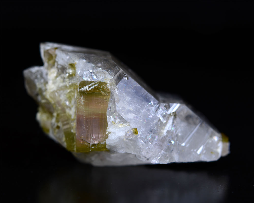 Elbaite With Quartz