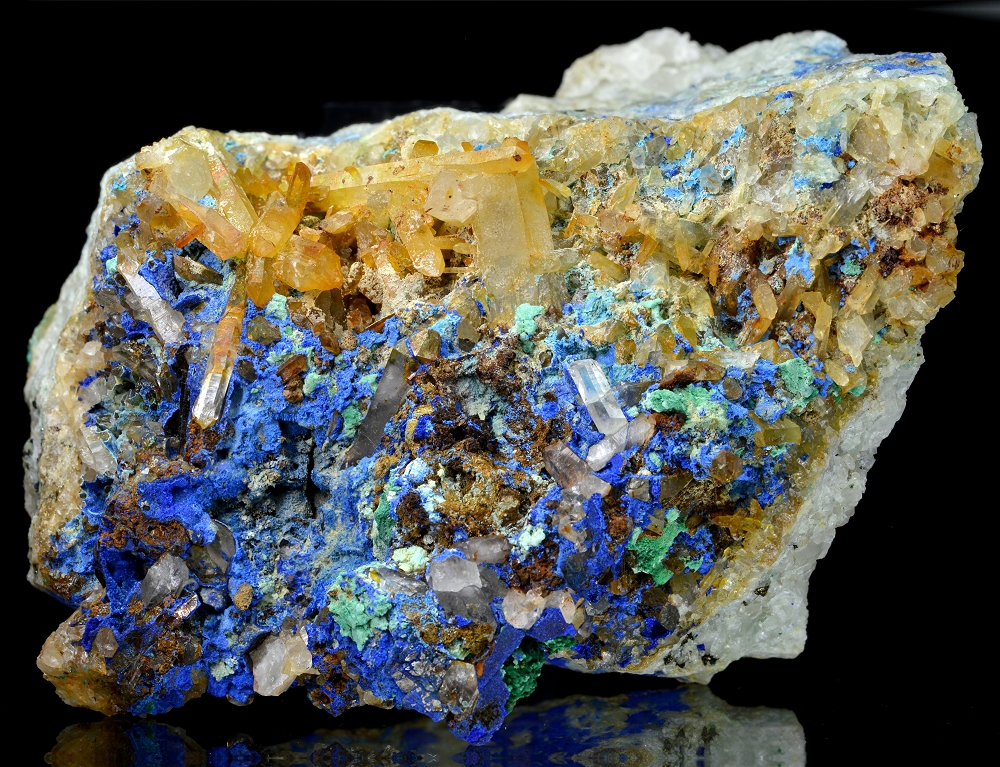 Azurite Malachite & Quartz