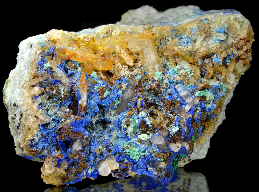 Azurite Malachite & Quartz