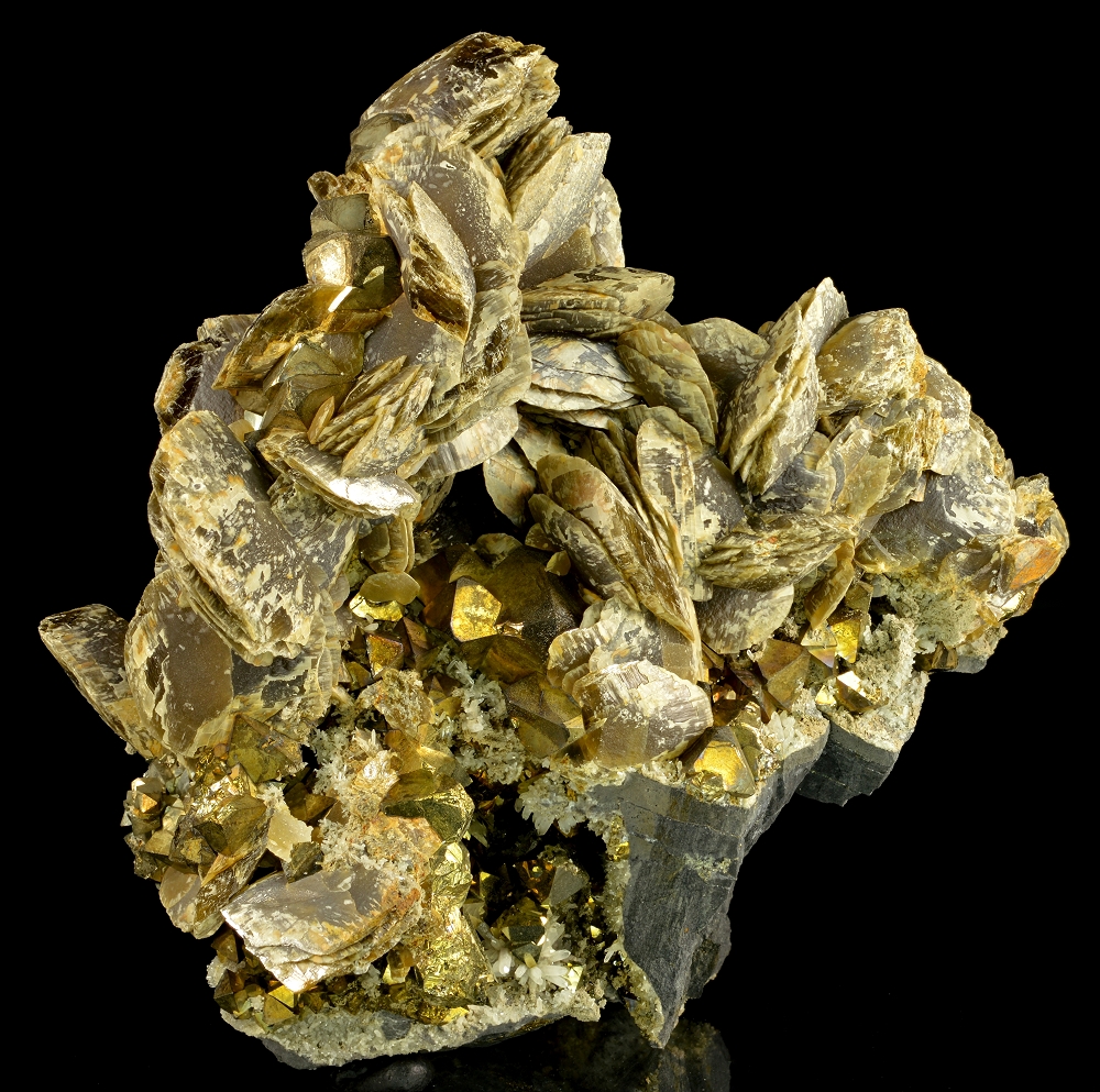 Siderite & Pyrite With Quartz