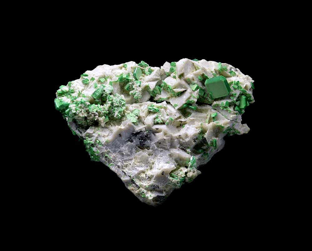 Torbernite & Quartz