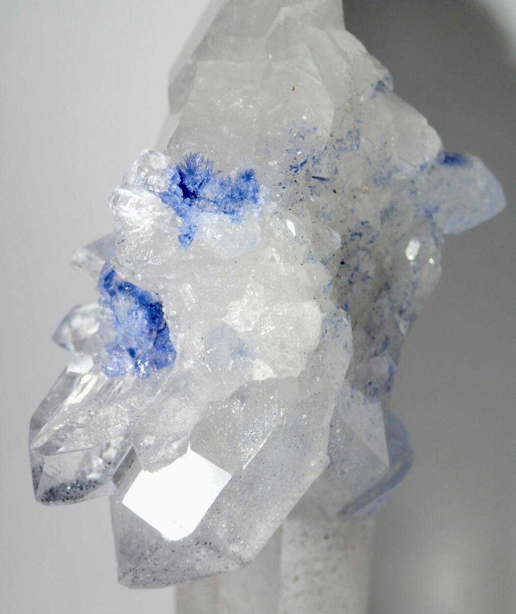 Quartz With Dumortierite Inclusions