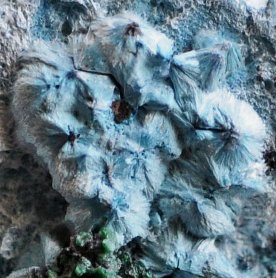 Plancheite & Brochantite