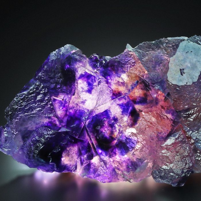 Fluorite With Arsenopyrite & Chalcopyrite