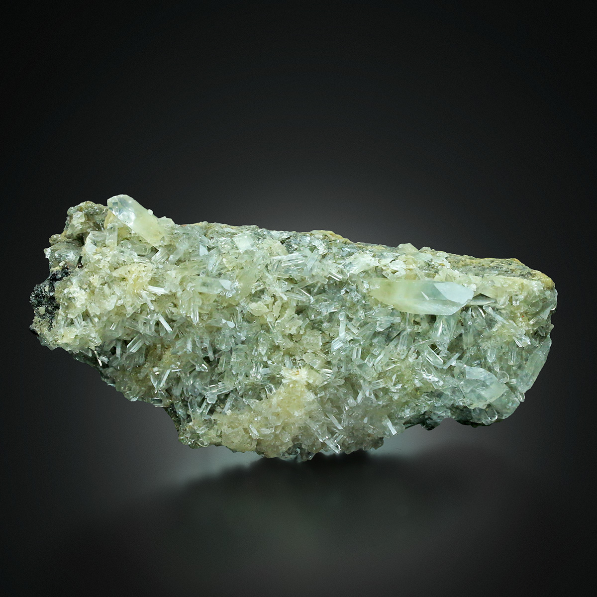 Rock Crystal With Hematite