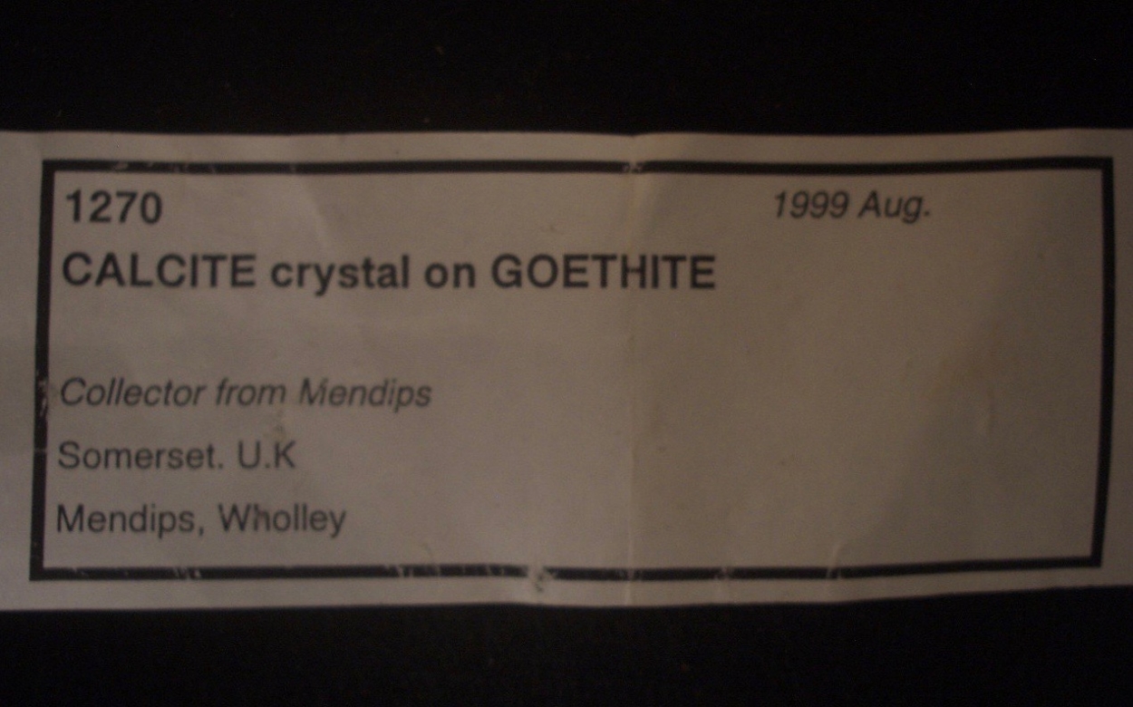 Calcite On Goethite