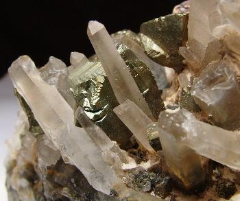 Chalcopyrite On Quartz