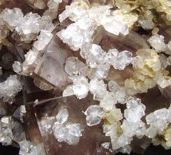 Fluorite Siderite & Quartz