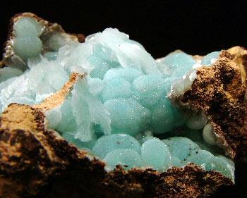 Hemimorphite & Calcite