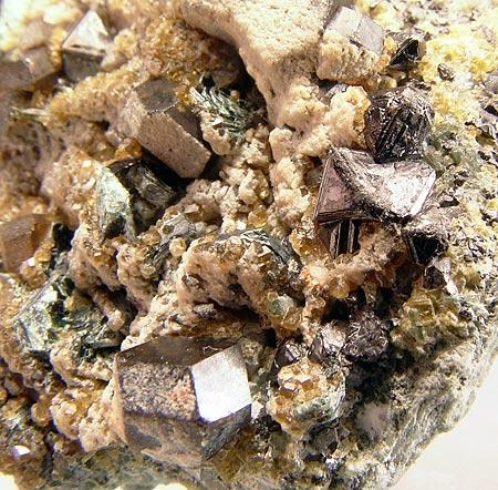 Andradite Magnetite & Clinochlore