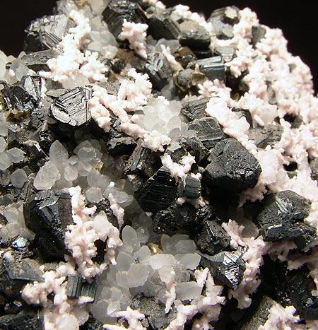 Bournonite Sphalerite & Rhodochrosite