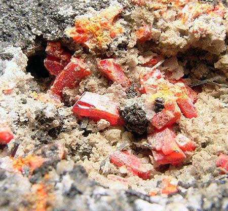 Native Arsenic Realgar & Stibnite