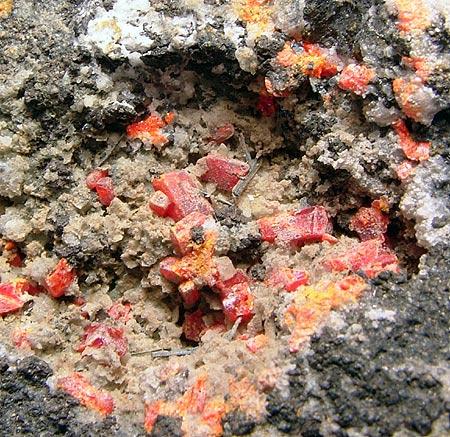 Native Arsenic Realgar & Stibnite
