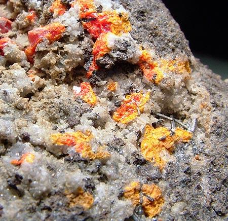 Native Arsenic Realgar & Stibnite
