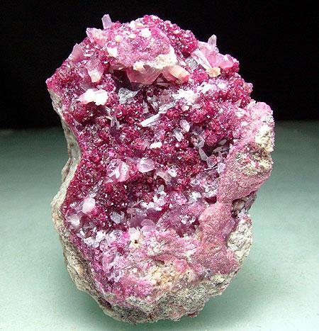 Roselite With Cobaltoan Calcite & Calcite