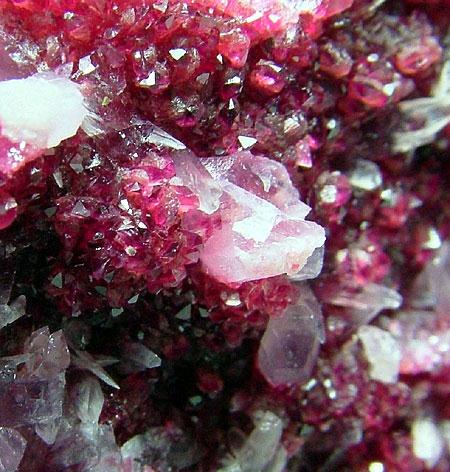 Roselite With Cobaltoan Calcite & Calcite