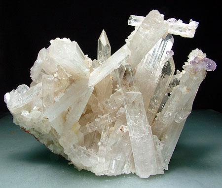 Danburite With Amethyst