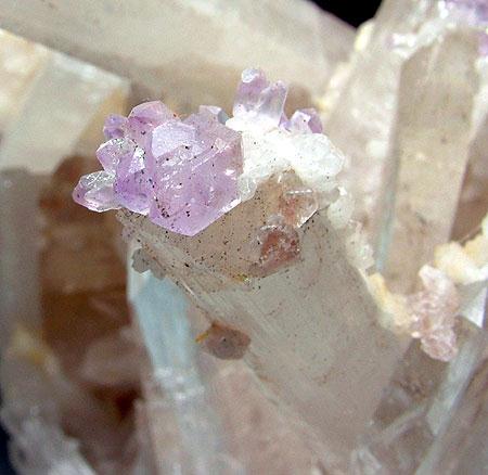 Danburite With Amethyst