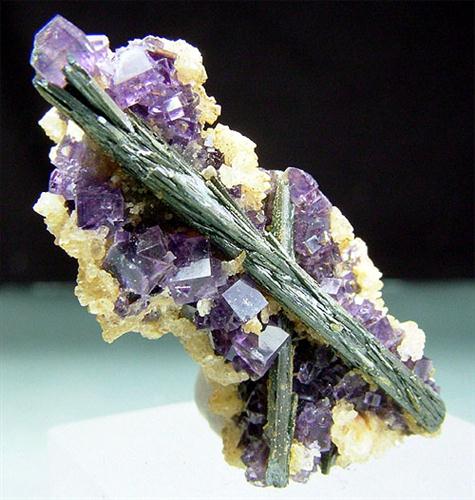 Fluorite & Stibnite