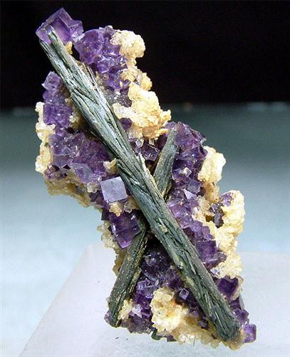 Fluorite & Stibnite