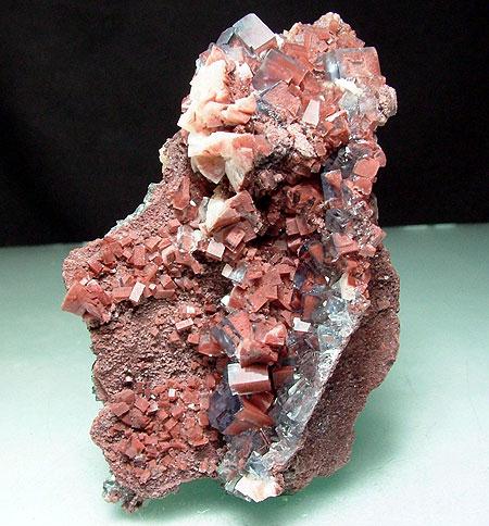Fluorite Dolomite & Hematite