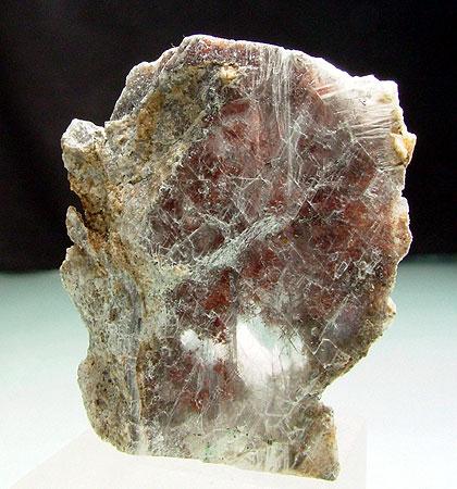 Gypsum With Native Copper Inclusions