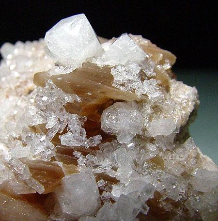 Harmotome On Calcite