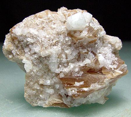 Harmotome On Calcite