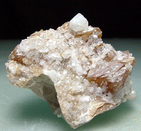 Harmotome On Calcite