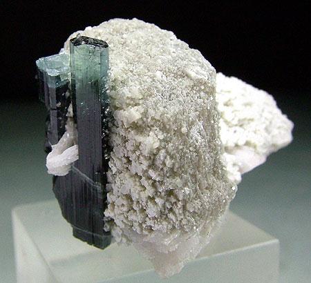 Indicolite With Cleavelandite & Lepidolite